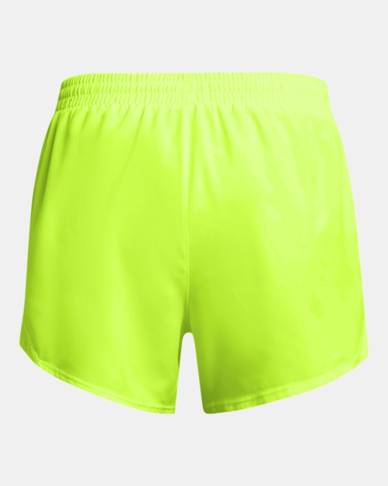 Women's UA Fly-By 3" Shorts, Green, pdpMainDesktop image number 5